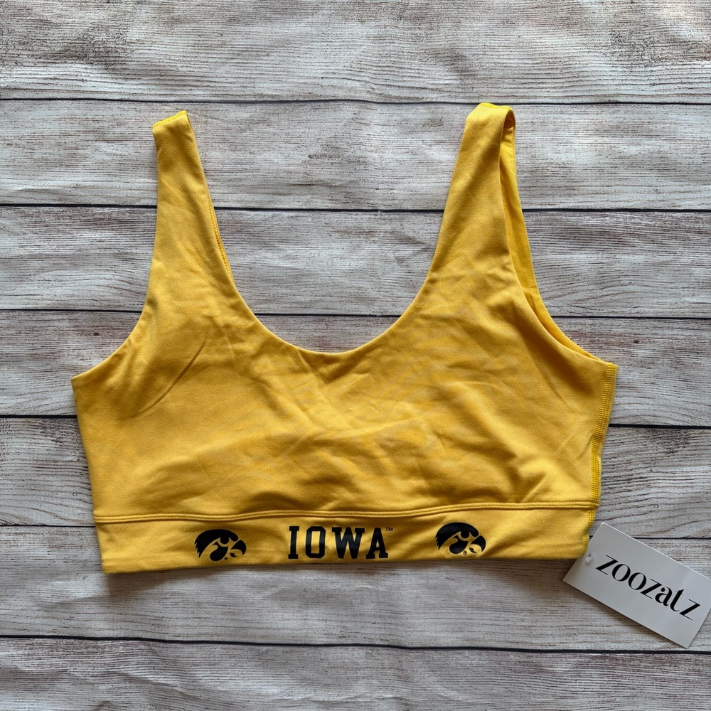 University of Iowa Hawkeyes Scoop Sports Bra size XL